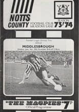 Notts County v Middlesbrough 24-Nov-1973