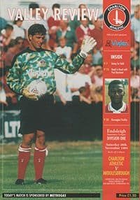 Charlton Athletic v Middlesbrough 26-Nov-1994