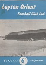 Leyton Orient v Middlesbrough 26-Aug-1961