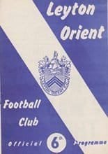 Leyton Orient v Middlesbrough 29-Dec-1965