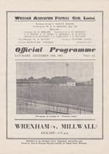 Wrexham v Millwall 16-Dec-1961