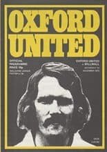 Oxford United v Millwall 01-Dec-1973