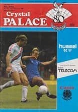 Crystal Palace v Millwall 21-Sep-1985