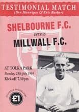 Shelbourne v Millwall 25-Jul-1994