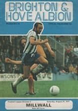 Brighton and Hove Albion v Millwall 27-Aug-1977