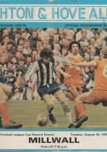 Brighton and Hove Albion v Millwall 29-Aug-1978