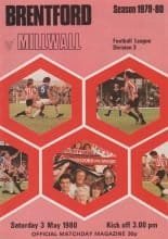Brentford v Millwall 03-May-1980