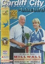 Cardiff City v Millwall 07-Aug-1999