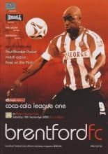 Brentford v Milton Keynes Dons 10-Sep-2005