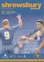 Shrewsbury Town v Milton Keynes Dons 03-Aug-2013