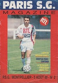 Paris St Germain v Montpellier 05-Aug-1989