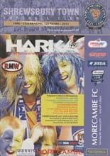 Shrewsbury Town v Morecambe 08-Jan-2011