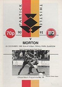 Partick Thistle v Morton 08-Dec-1990