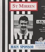 St Mirren v Motherwell 23-Aug-1989