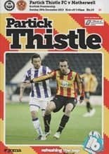 Partick Thistle v Motherwell 29-Dec-2013
