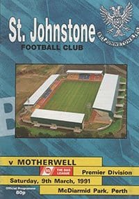St Johnstone v Motherwell 09-Mar-1991