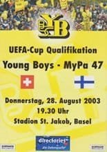 Young Boys Berne v Mypa 47 28-Aug-2003
