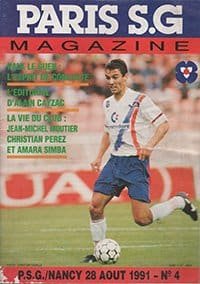 Paris St Germain v Nancy 28-Aug-1991