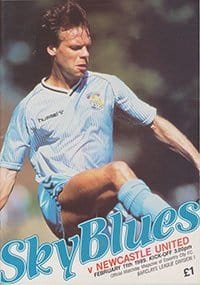 Coventry City v Newcastle United 11-Feb-1989