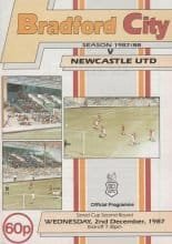 Bradford City v Newcastle United 02-Dec-1987