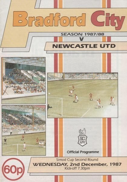 Bradford City v Newcastle United 02-Dec-1987