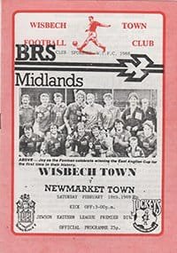 Wisbech Town v Newmarket Town 18-Feb-1989