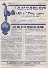 Tottenham Hotspur v Newport County 24-Jan-1959