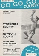 Stockport County v Newport County 07-Oct-1966