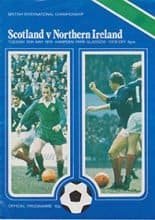 Scotland v Northern Ireland 20-May-1975
