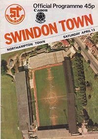 Swindon Town v Northampton Town 13-Apr-1985