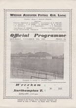 Wrexham v Northampton Town 19-Nov-1960