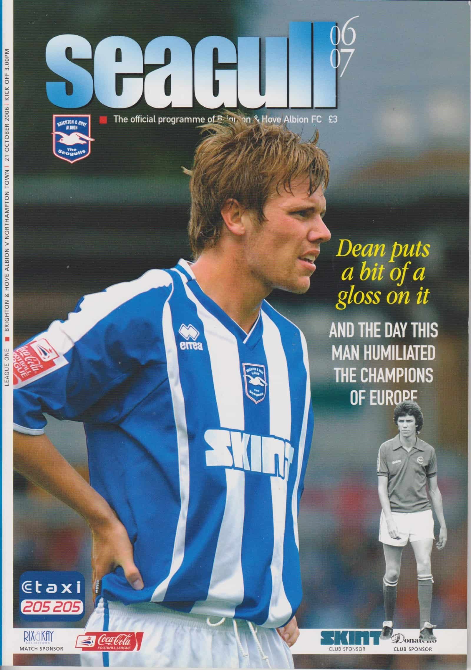 Brighton and Hove Albion v Northampton Town 21-Oct-2006
