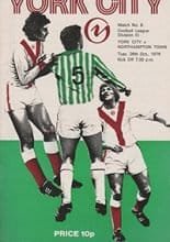 York City v Northampton Town 26-Oct-1976