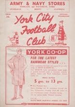 York City v Northampton Town 26-Dec-1960