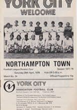 York City v Northampton Town 29-Apr-1978