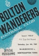 Bolton Wanderers v Northampton Town 04-Jan-1969