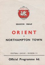 Leyton Orient v Northampton Town 09-Dec-1968