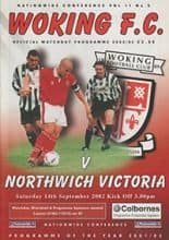 Woking v Northwich Victoria 14-Sep-2002