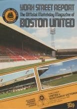 Boston United v Northwich Victoria 01-Jan-1983