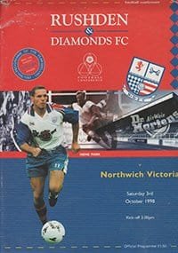 Rushden & Diamonds v Northwich Victoria 03-Oct-1998