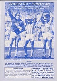 Coventry City v Norwich City 20-Feb-1988