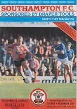 Southampton v Norwich City 23-Jan-1988