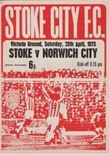 Stoke City v Norwich City 28-Apr-1973