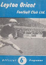 Leyton Orient v Norwich City 02-Dec-1961