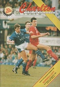 Charlton Athletic v Norwich City 03-Mar-1990