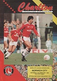 Charlton Athletic v Norwich City 04-Feb-1989
