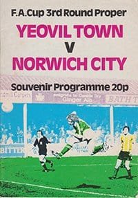Yeovil Town v Norwich City 05-Jan-1980