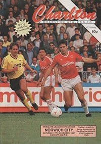 Charlton Athletic v Norwich City 07-Nov-1987