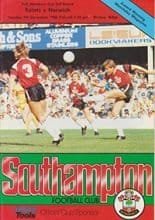 Southampton v Norwich City 09-Dec-1986