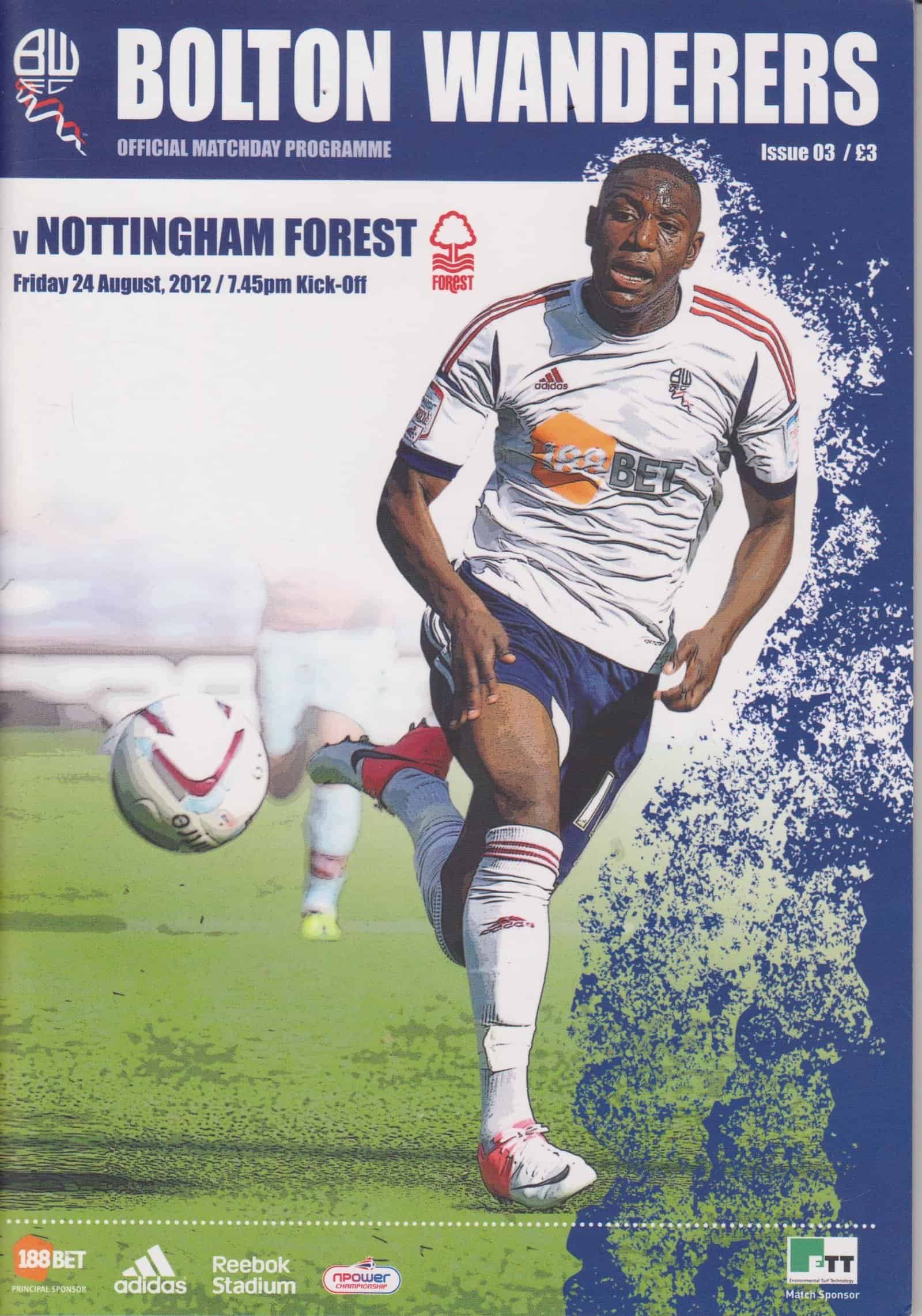 Bolton Wanderers v Nottingham Forest 24-Aug-2012